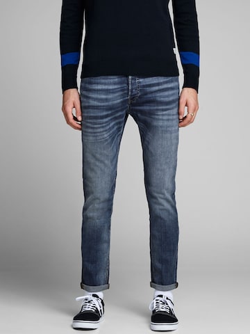 Coupe slim Jean 'Tim Original' JACK & JONES en bleu : devant