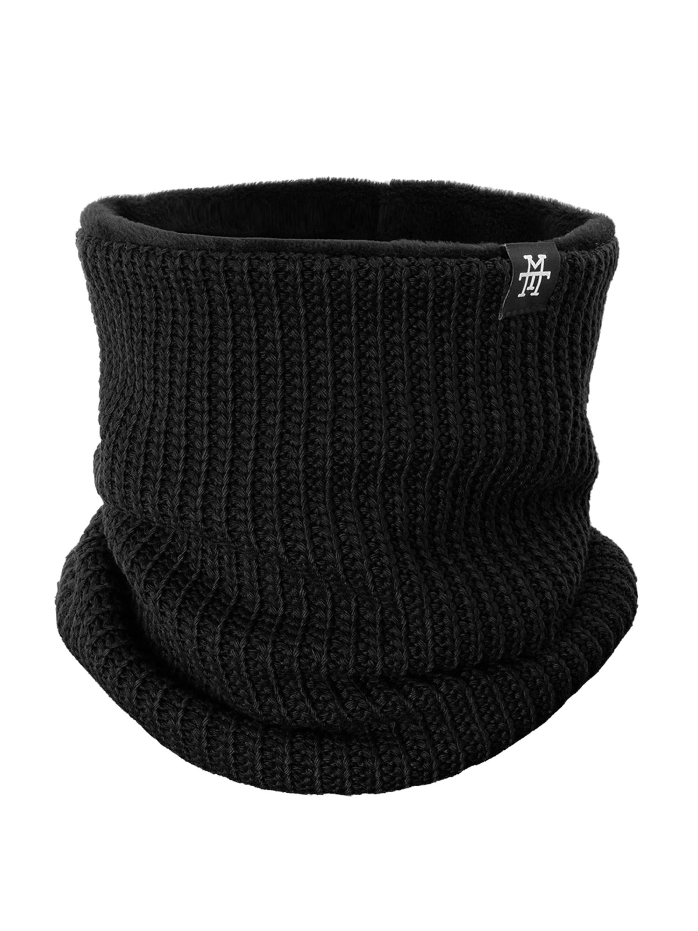Manufaktur13 Schlauchschal 'Neckwarmer'‌‌‌‌‌‌‌ in Schwarz: Vorderseite