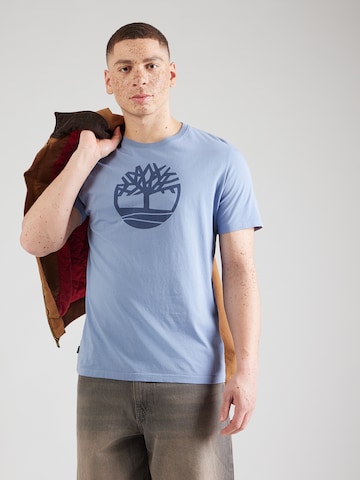 TIMBERLAND Тениска 'Kennebec River' в синьо: отпред