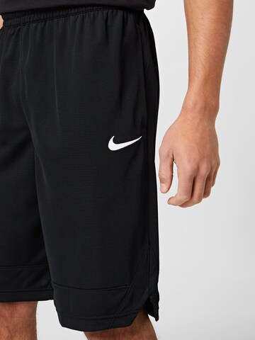 NIKE Regular Workout Pants in Black