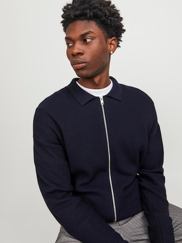 JACK & JONES Kardigan 'JPRCCSpring' – modrá