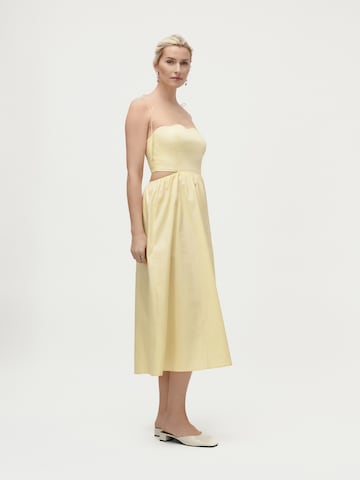 LeGer by Lena Gercke Avondjurk 'Tela' in Geel: voorkant