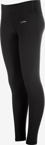 Skinny Pantaloni sportivi 'AEL102' di Winshape in nero