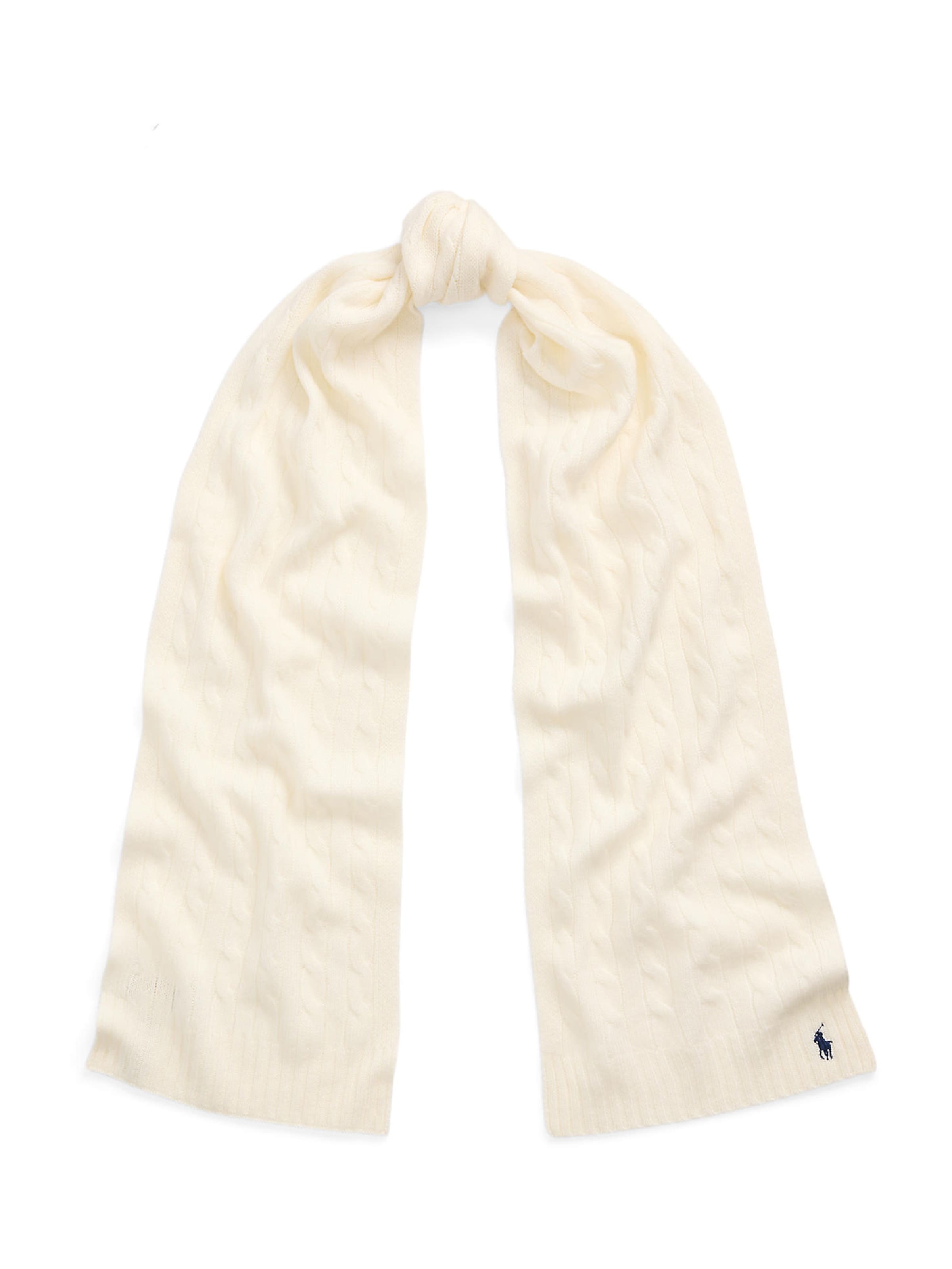 Sciarpa 'CLSC' di Polo Ralph Lauren in beige: frontale