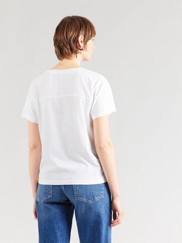 Tricou de la Marc O'Polo pe alb: spate