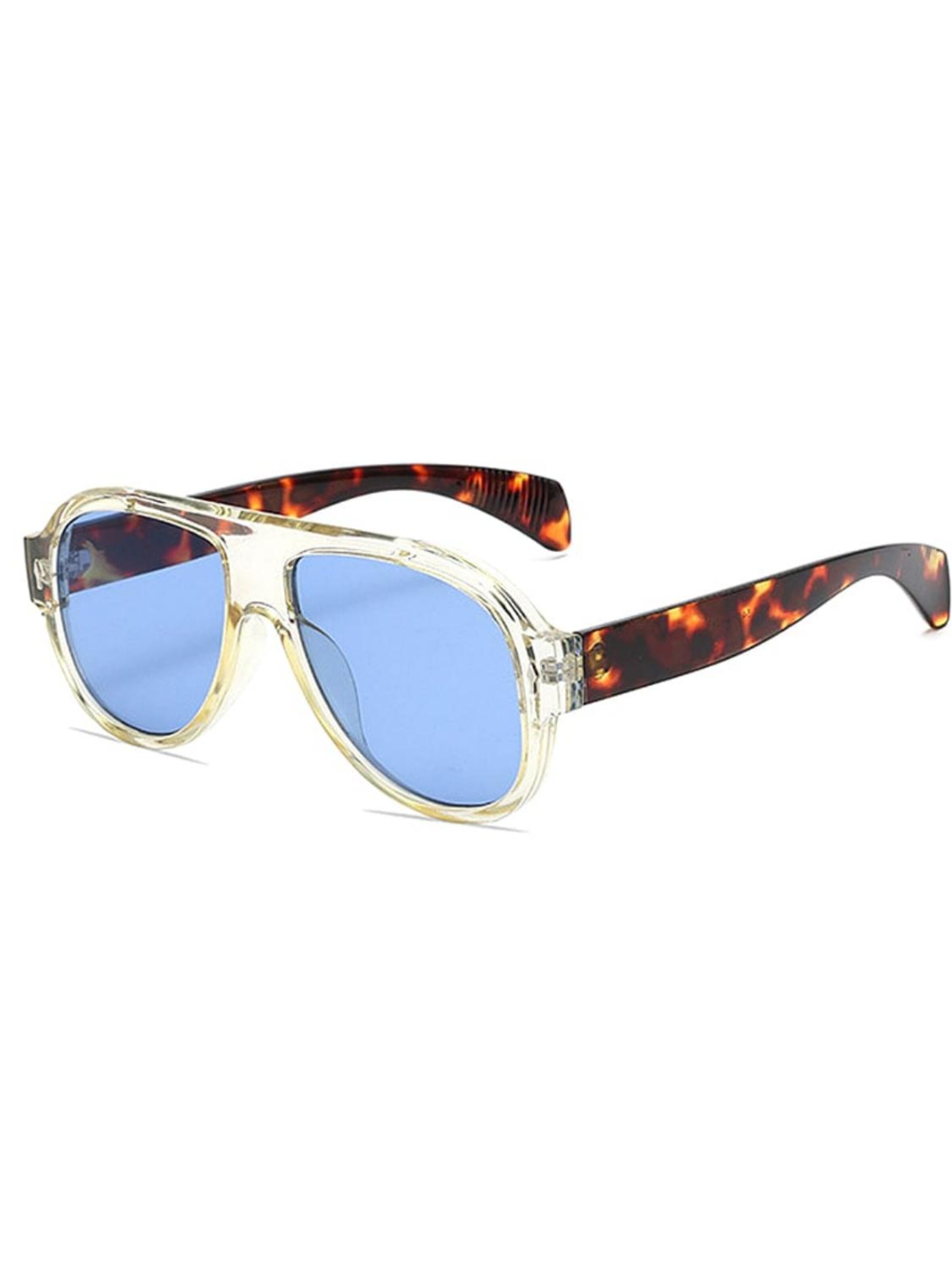 VEYREY Sunglasses in Transparent: front