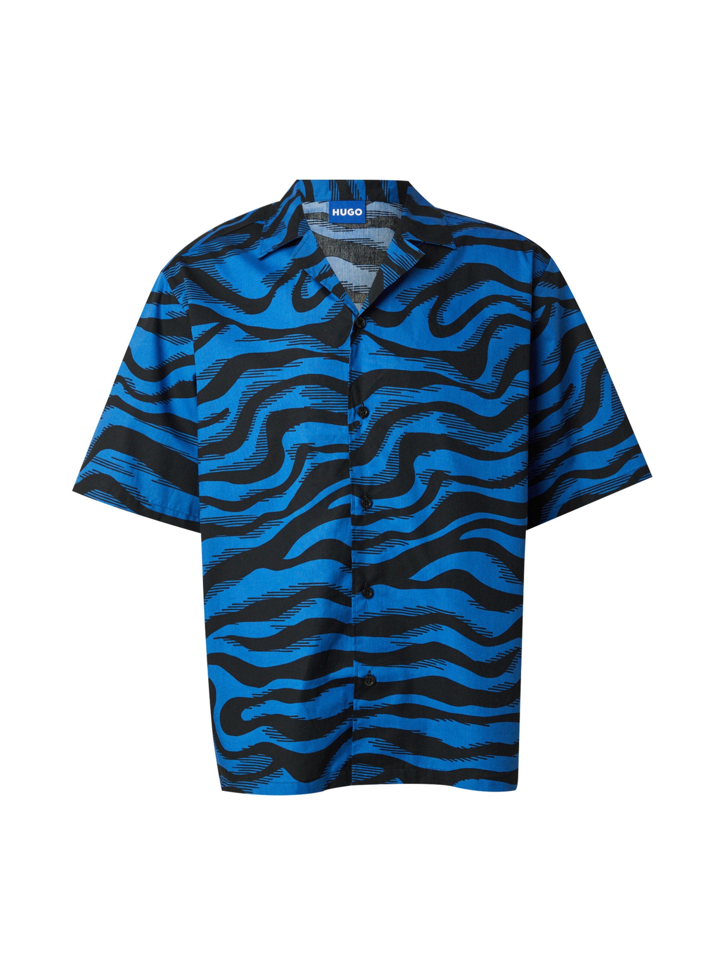 HUGO Comfort fit Overhemd 'Eligino' in Zwart: voorkant