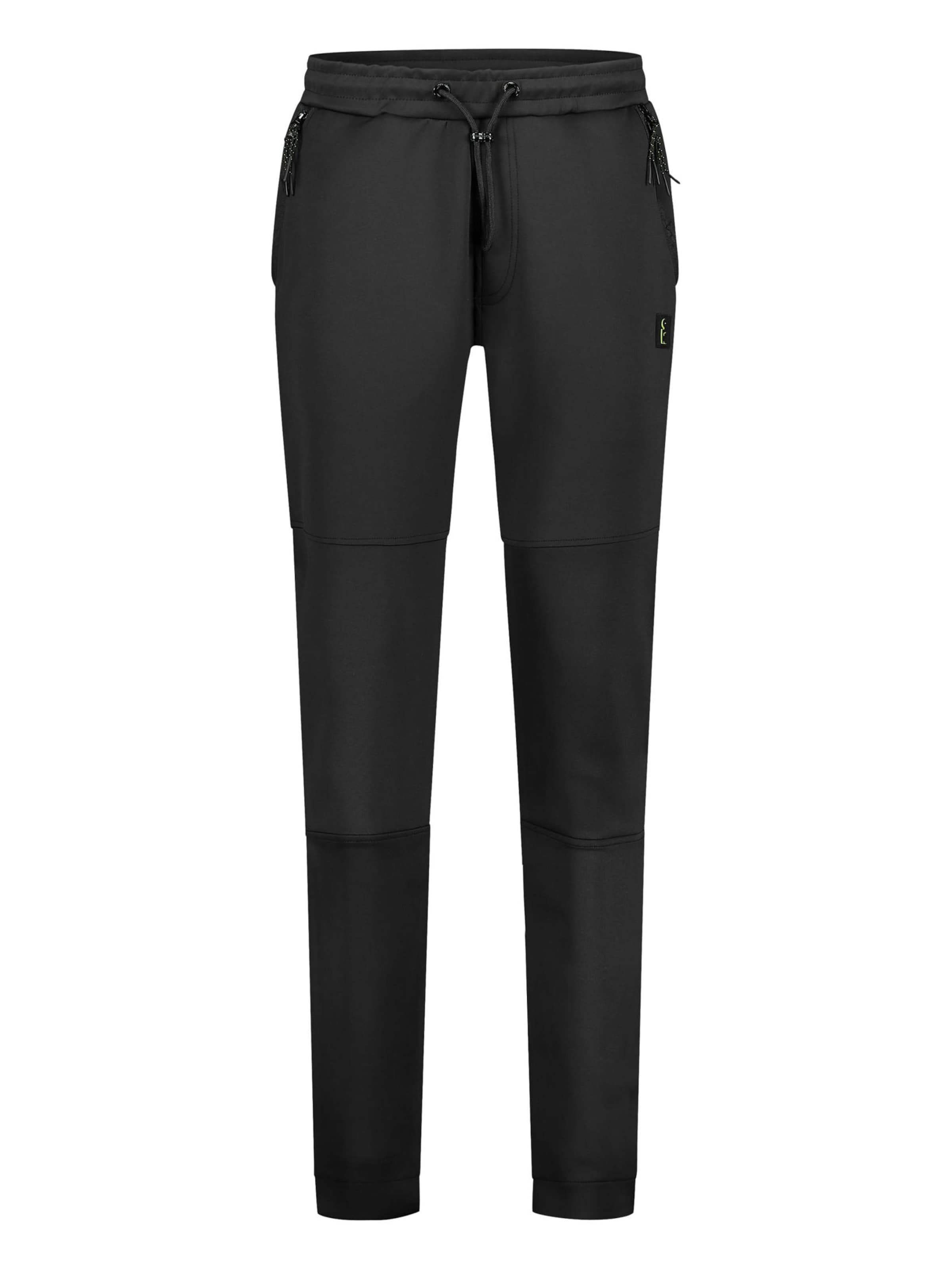 Effilé Pantalon de sport 'AUDREY' SUPERREBEL® GEAR en noir : devant