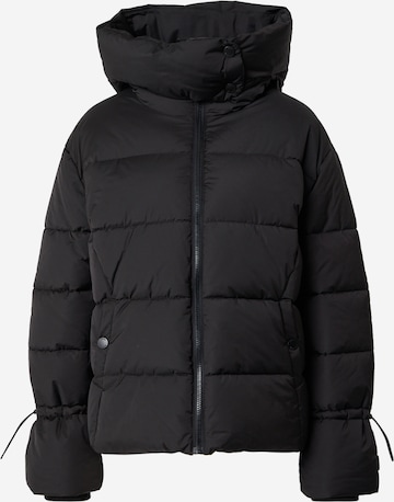 Geacă de iarnă de la GUESS by Marciano pe negru: față