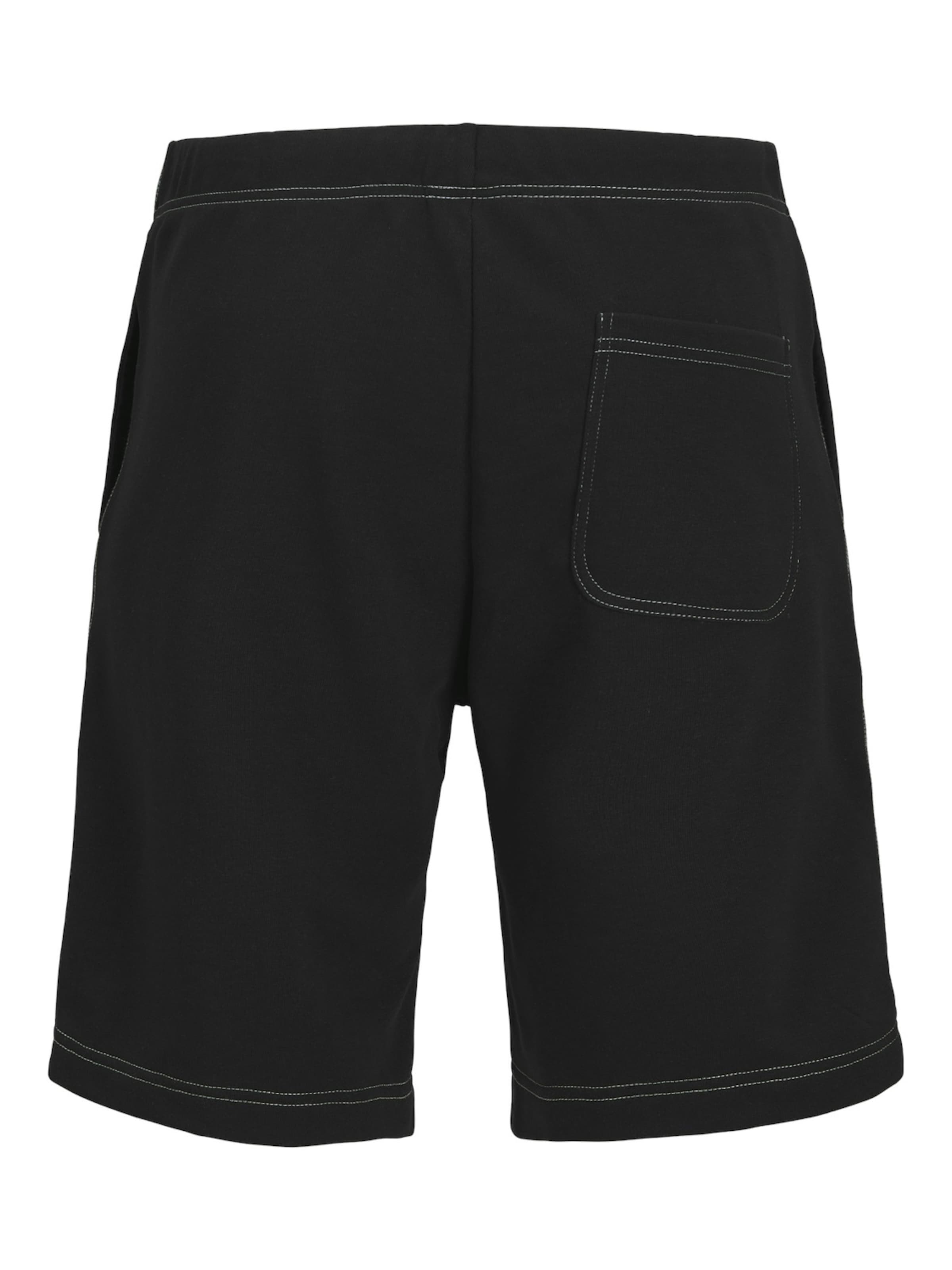 Jack & Jones Junior Voľný strih Nohavice 'Kane Charge' - Čierna