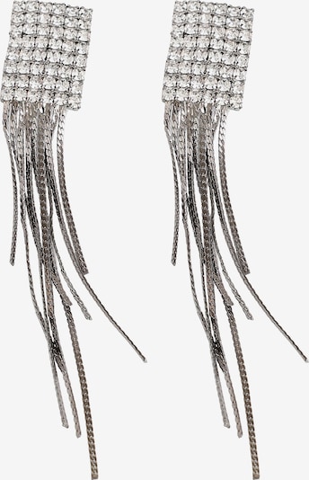 Auskarai 'Jacqueline' iš SOHI, spalva – sidabrinė / skaidri spalva, Prekių apžvalga