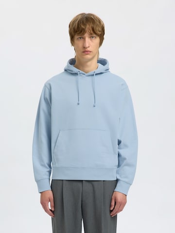 SELECTED Sweatshirt 'SLHLUKE' in Blau: Vorderseite