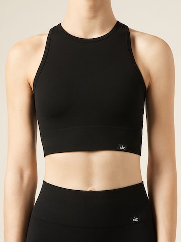 CALZEDONIA Top Super Opaque Seamless in Schwarz: Vorderseite