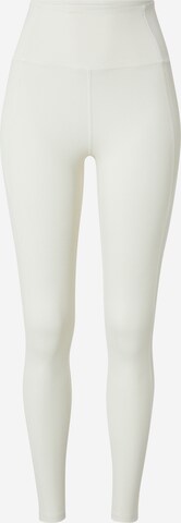 Girlfriend Collective Slim fit Workout Pants in Beige: front