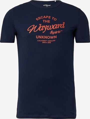 s.Oliver T-Shirt in Blau: Vorderseite