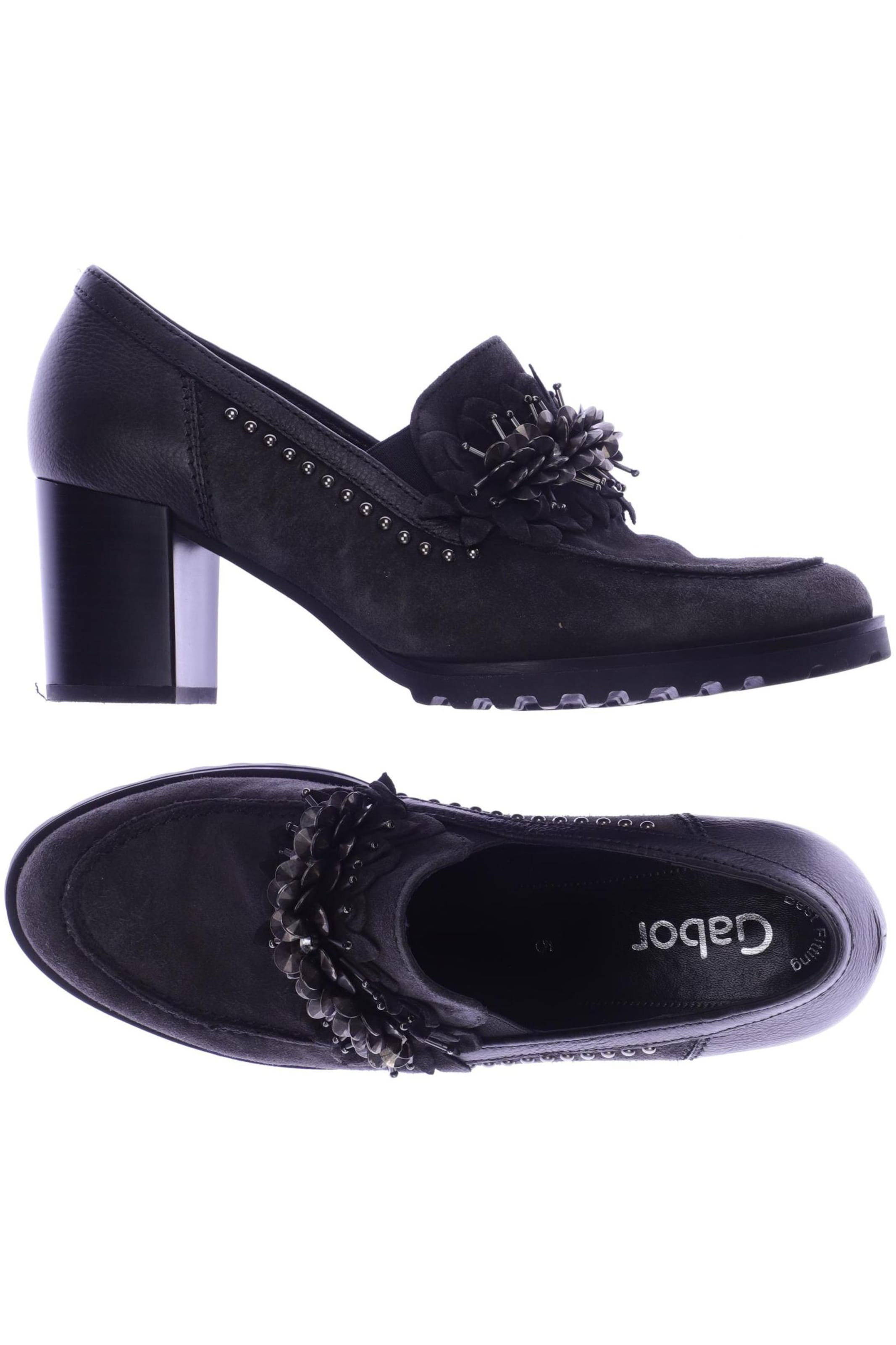 GABOR Halbschuh 38 in Grau: Vorderseite