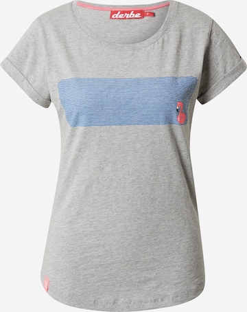 Derbe Shirt 'Flamingo' in Grey: front