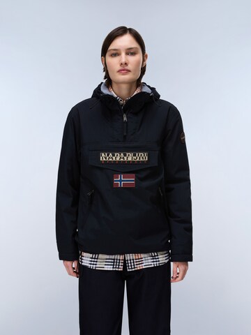 NAPAPIJRI Funktionsjacke 'Rainforest' in Schwarz: Vorderseite