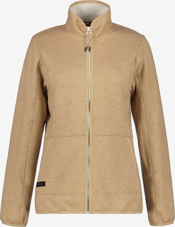 ICEPEAK Fleece Jacket in Beige: front