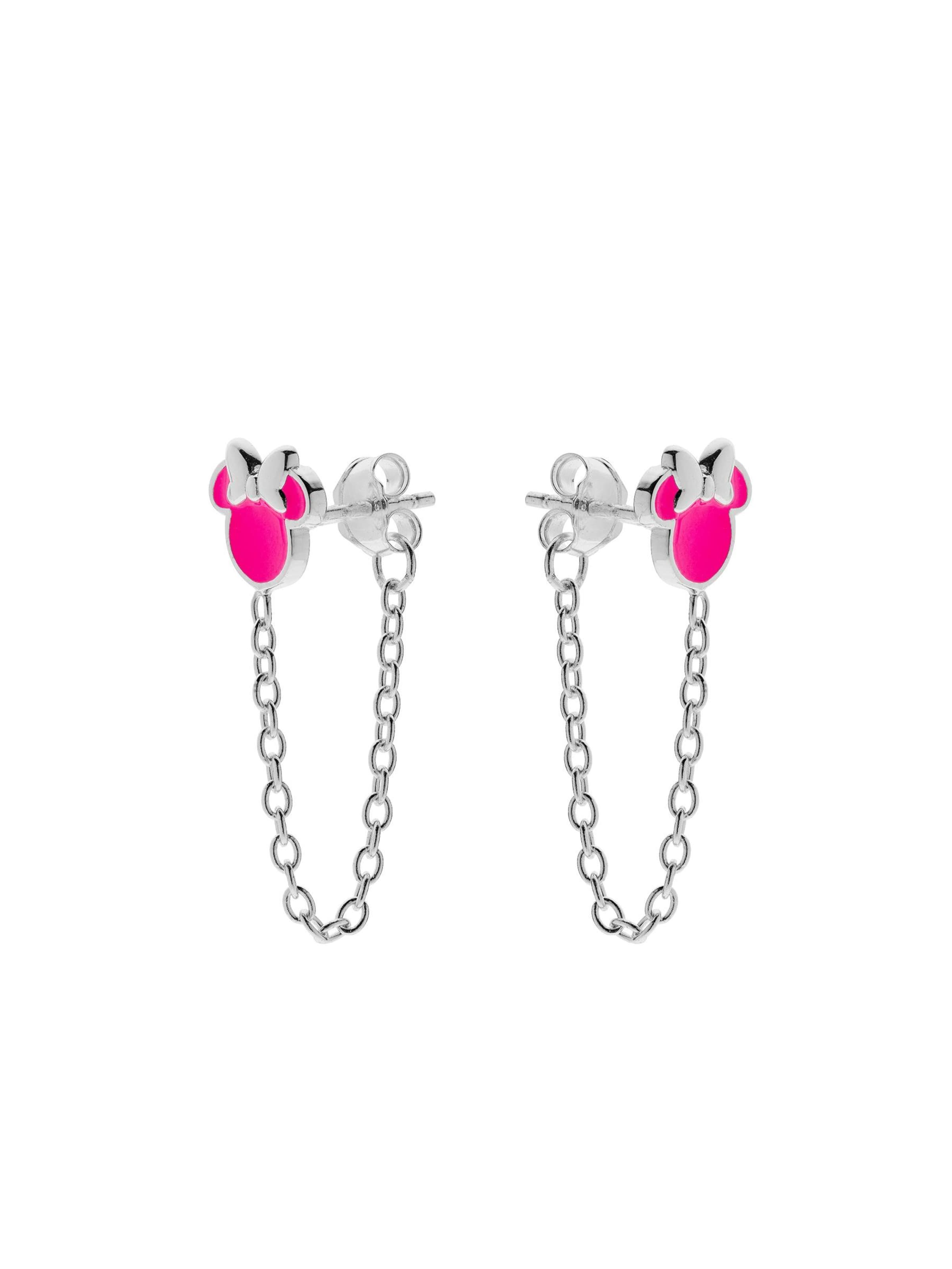 DISNEY Jewelry 'Ohrstecker Mickey Mouse' in Silver: front