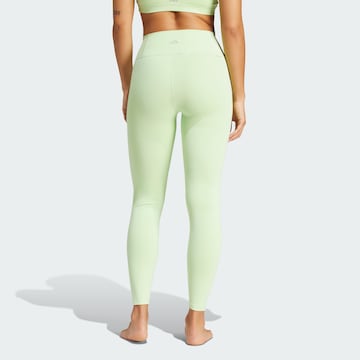 ADIDAS PERFORMANCE Skinny Spodnie sportowe 'All Me' w kolorze zielony