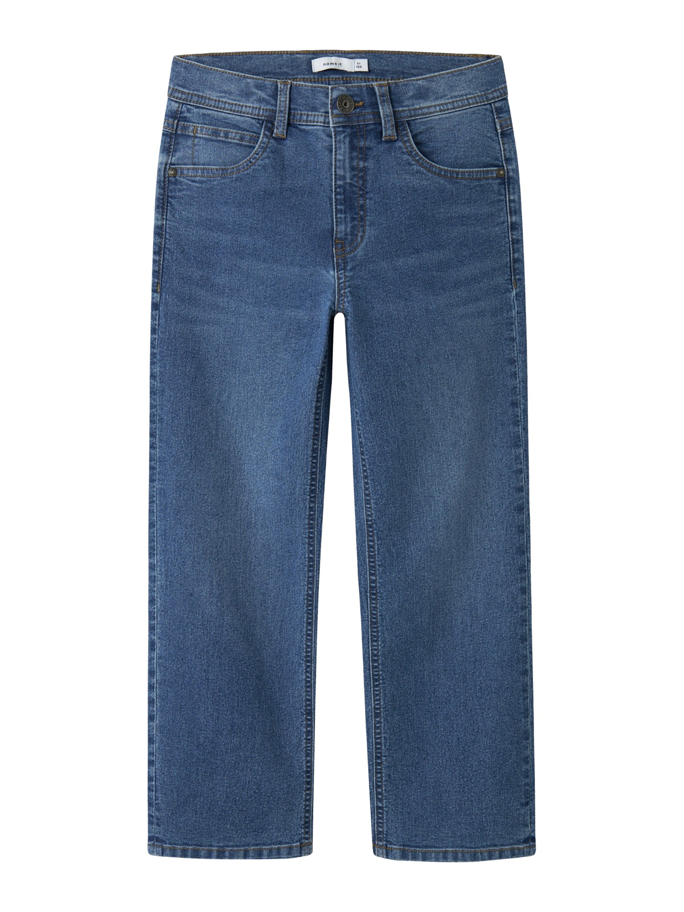 NAME IT - Vaquero 'NKMRYAN' en azul: frente