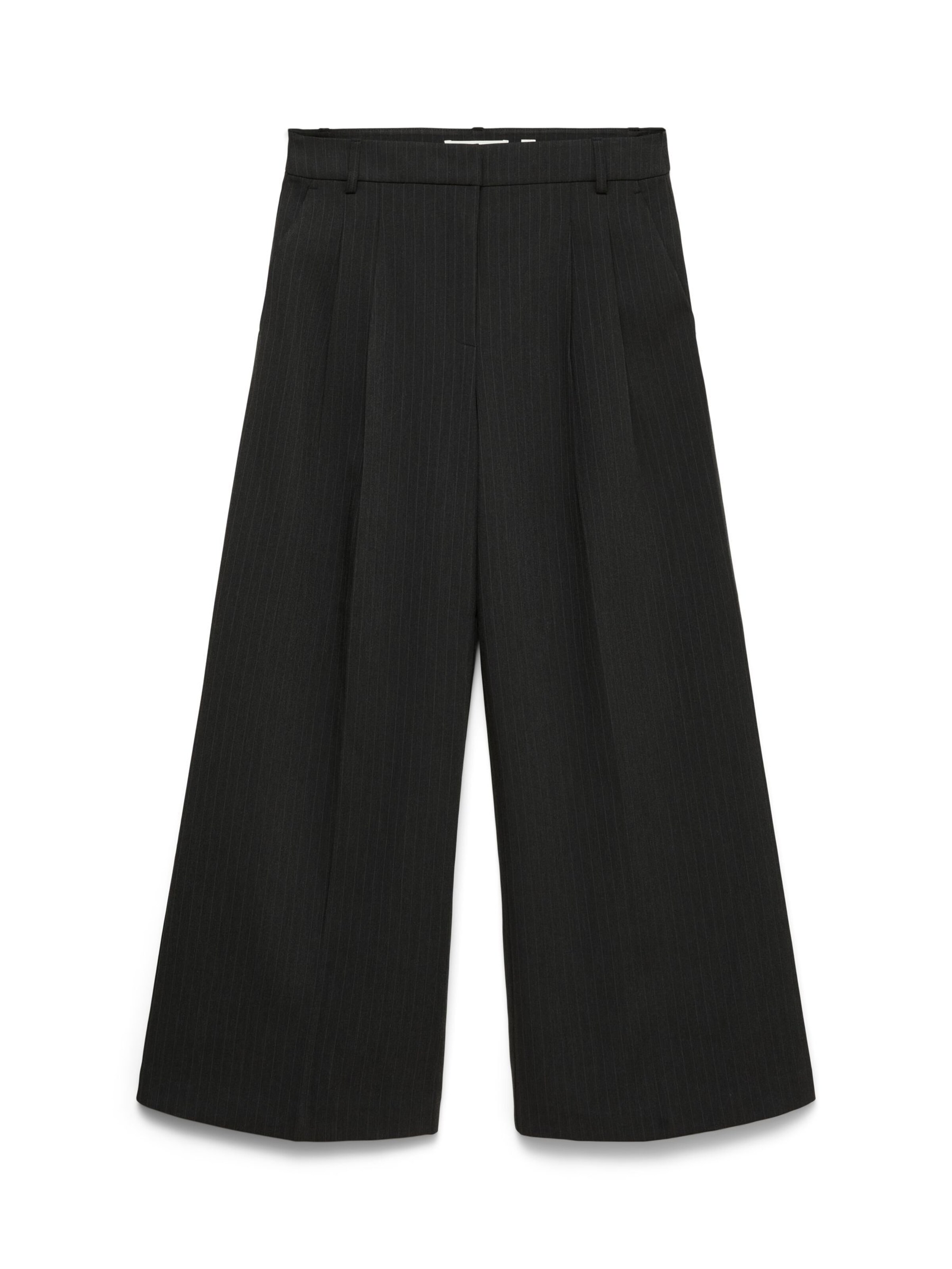 Wide leg Pantaloni con piega frontale 'VMSKYLAR' di VERO MODA in nero: frontale