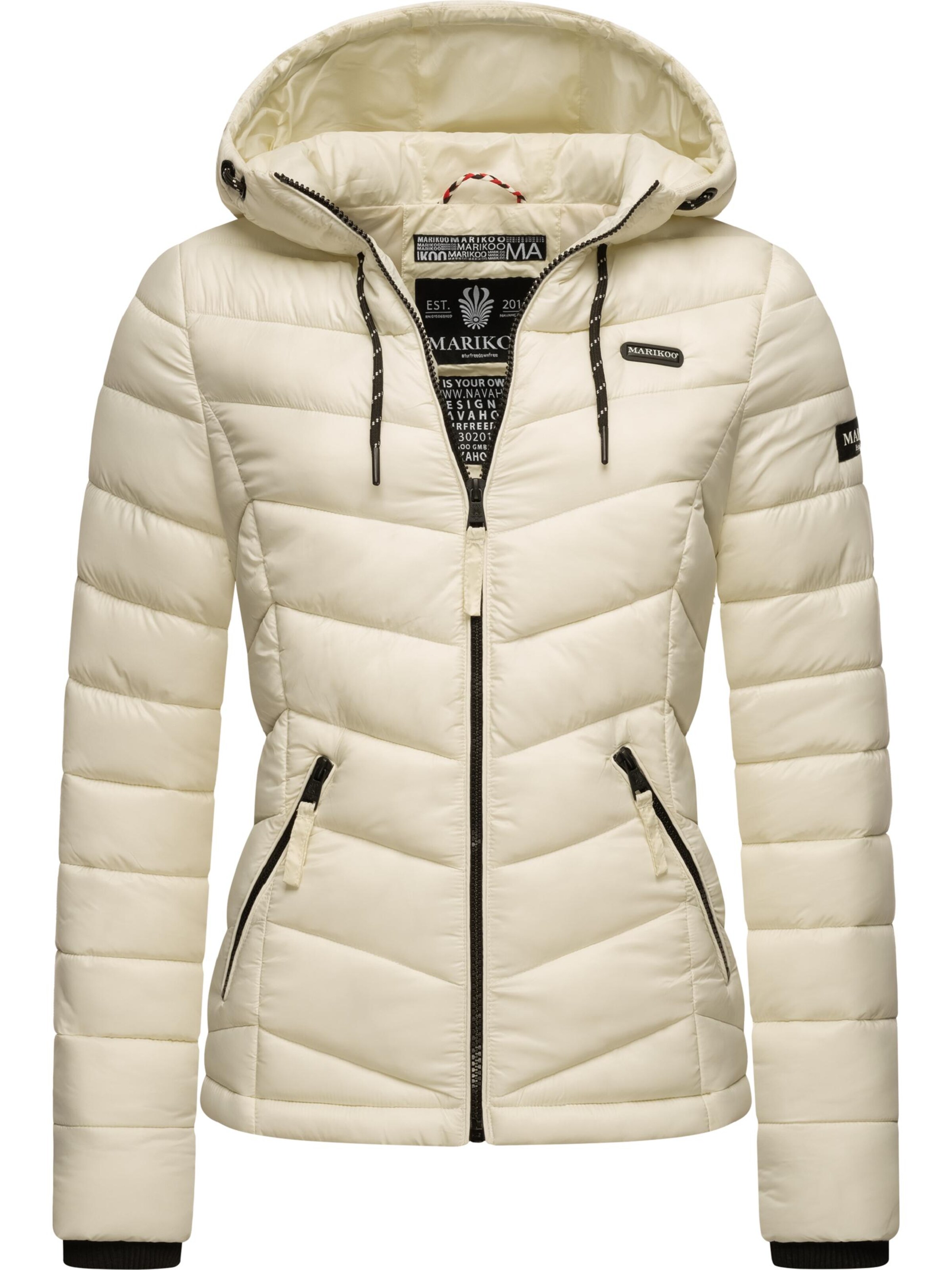 MARIKOO Übergangsjacke 'Kuala' in Beige: Vorderseite