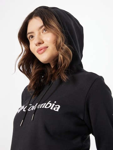 COLUMBIA Athletic Sweatshirt in Black