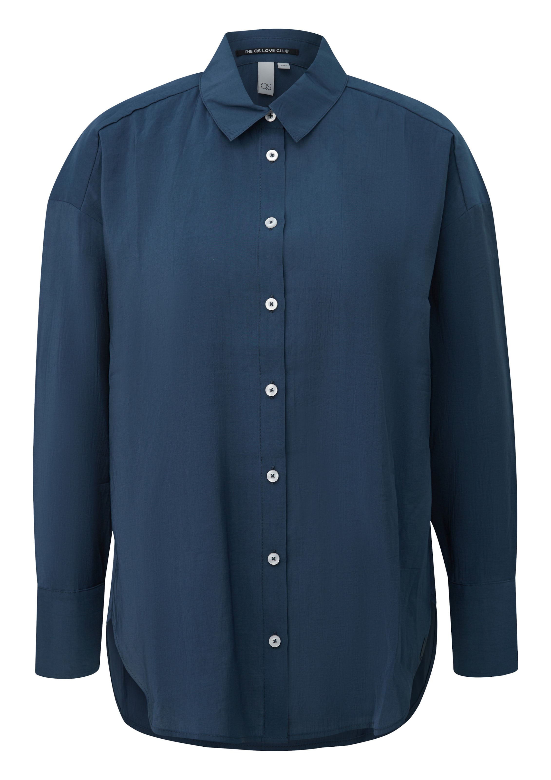 QS Bluse in dunkelblau, Produktansicht