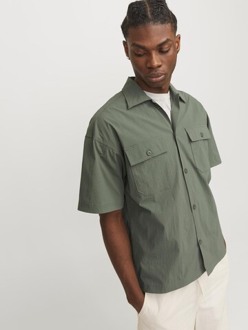 Fit confort Chemise 'ALTITUDE' JACK & JONES en vert