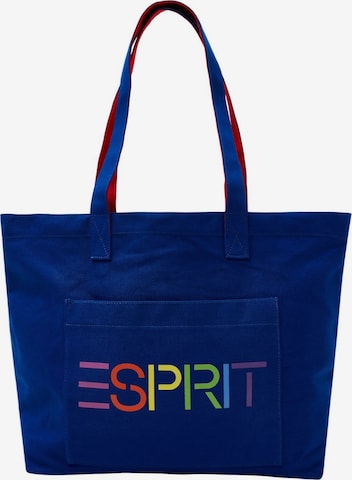ESPRIT Shopper in Blauw: voorkant