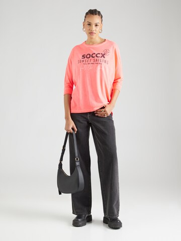 Soccx - Camiseta talla grande en rojo