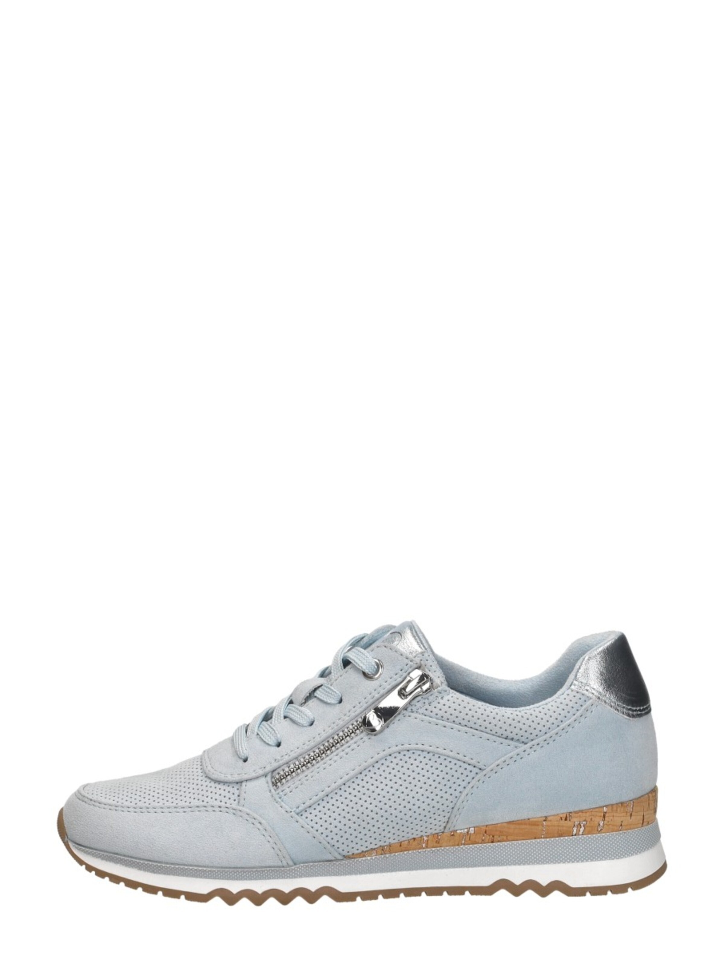 MARCO TOZZI Platform trainers 'Sneakers Laag' in Blue: front