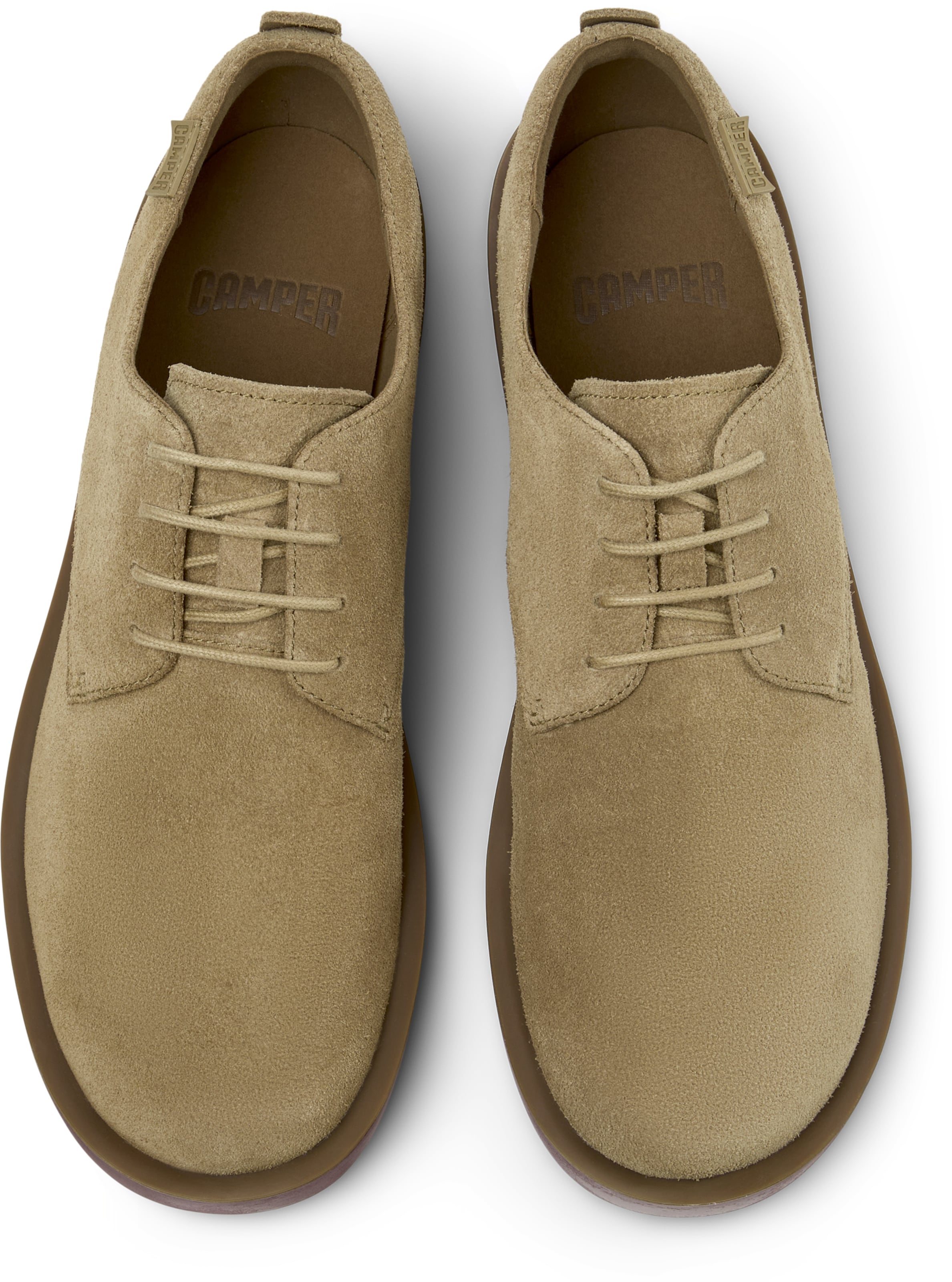 CAMPER Lace-up shoe 'Wagon' in Brown