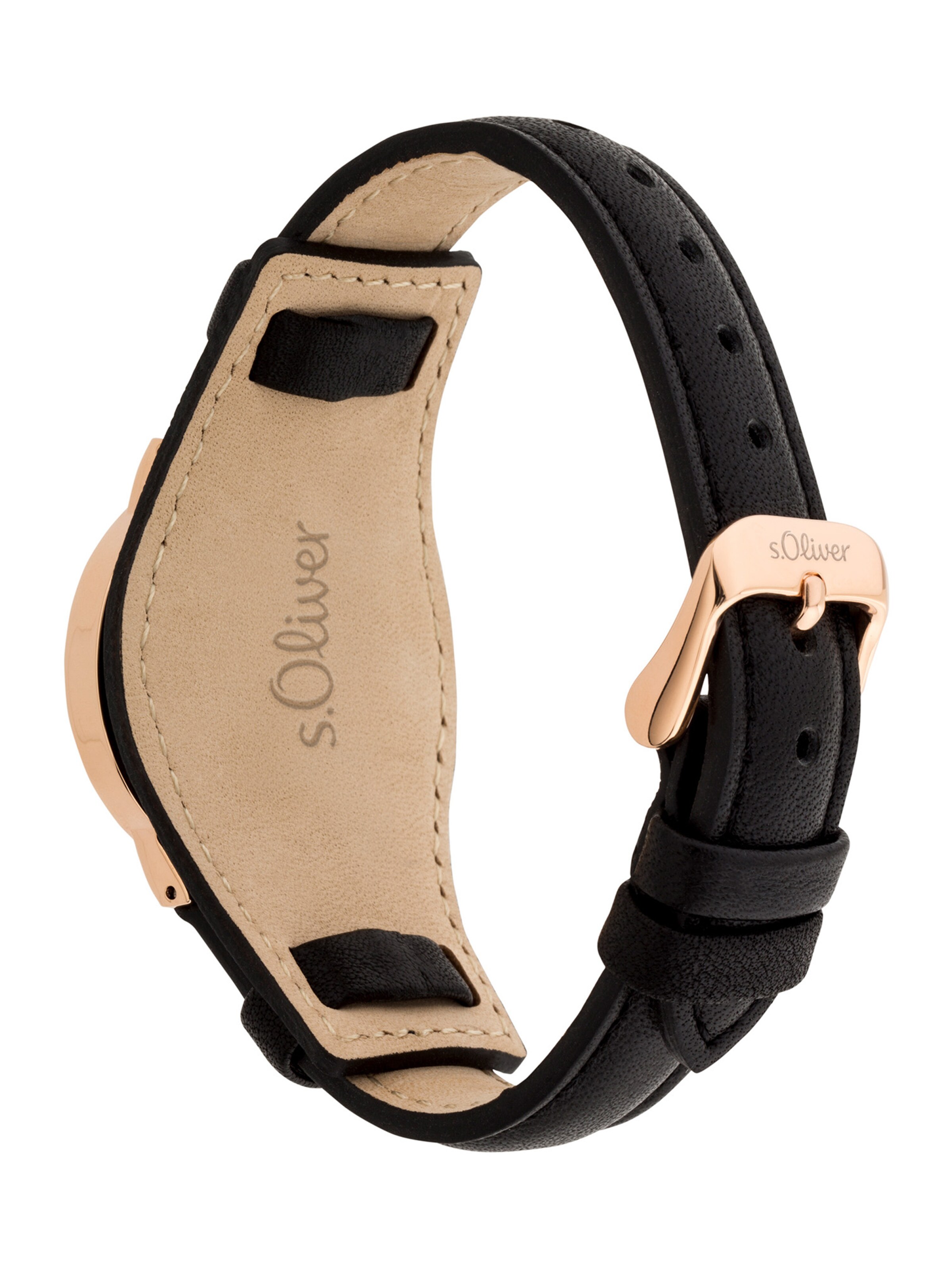 Montre à affichage analogique s.Oliver en noir