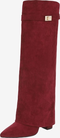 Ital-Design Stiefel in Rot: Vorderseite