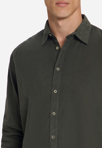 No Excess Regular fit Overhemd in Groen