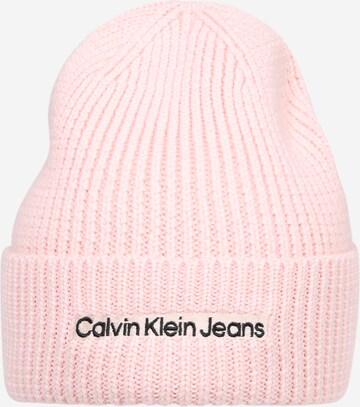 Calvin Klein Jeans Müts, värv roosa: eest vaates