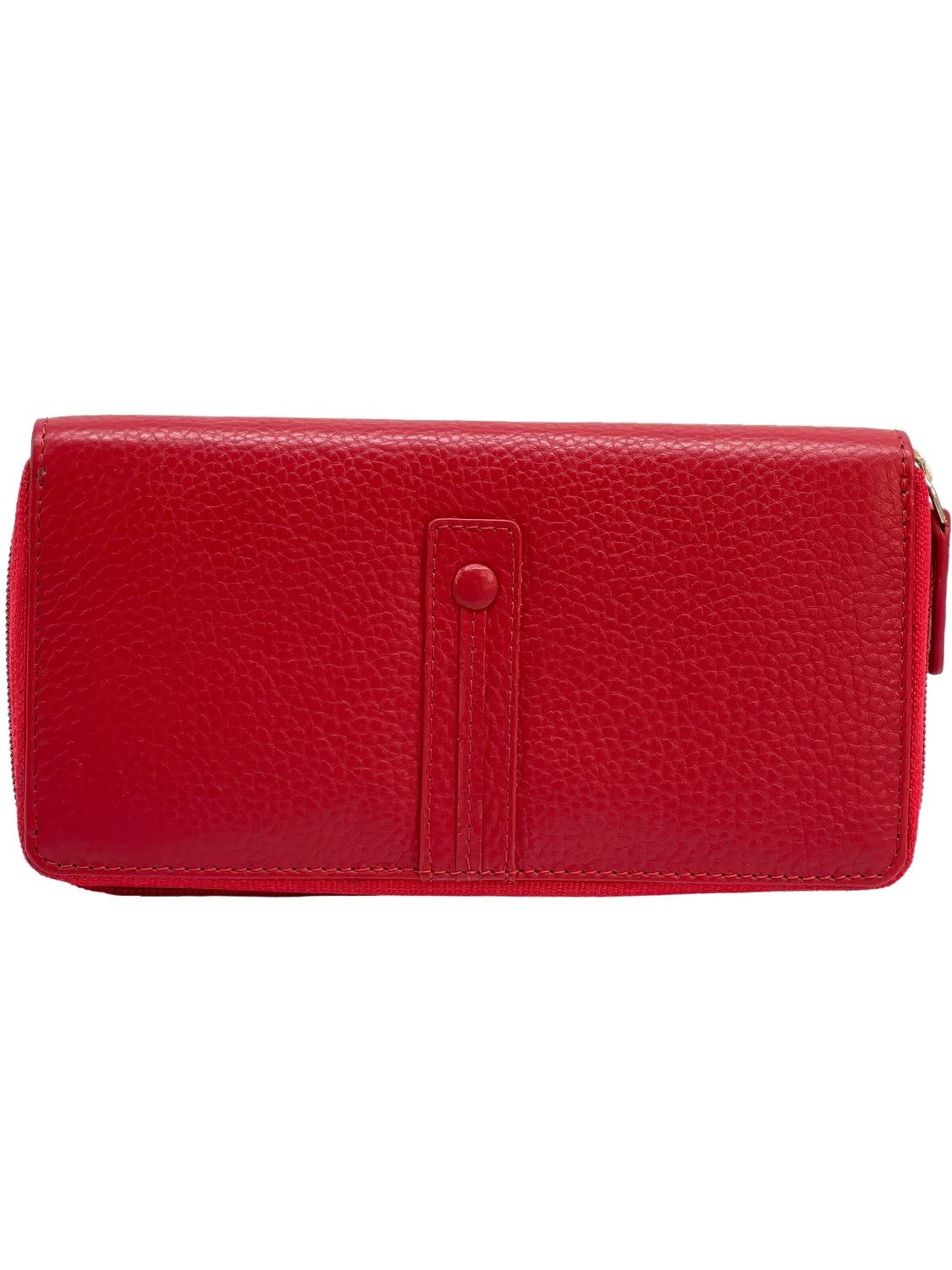 Florence Wallet in Red: front