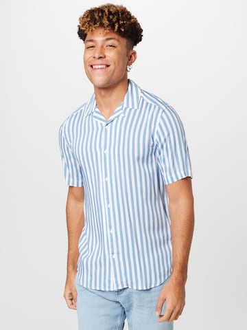 Only & Sons Comfort fit Overhemd 'Wayne' in Blauw: voorkant