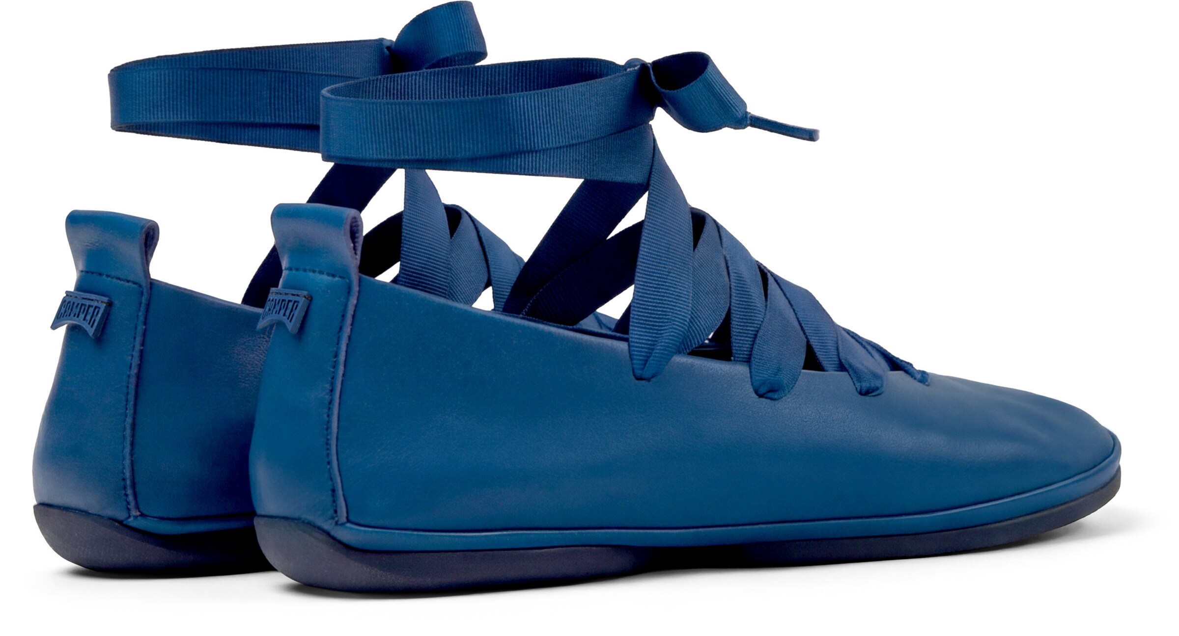 CAMPER Strap ballerina 'Right Nina' in Blue