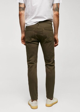 MANGO MAN Skinny Jeans 'Billy' in Grün