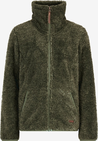 PROTEST Fleece jas 'Riri JR' in Groen: voorkant