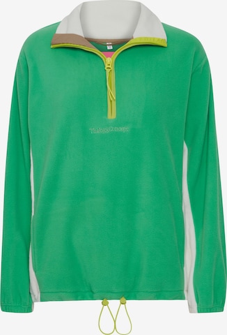 The Jogg Concept Sportief sweatshirt 'CLARA' in Groen: voorkant