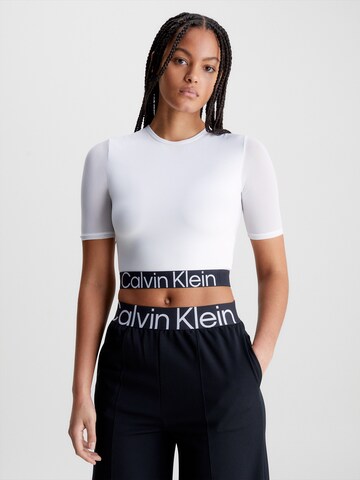 Calvin Klein Sport Functioneel shirt in Wit: voorkant