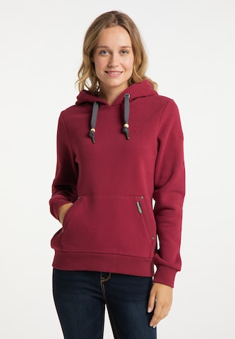 Sweat-shirt Schmuddelwedda en rouge : devant