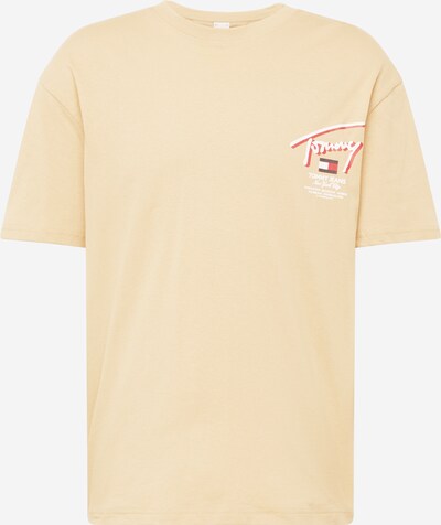 Tommy Jeans Shirt in beige / navy / rot / weiß, Produktansicht
