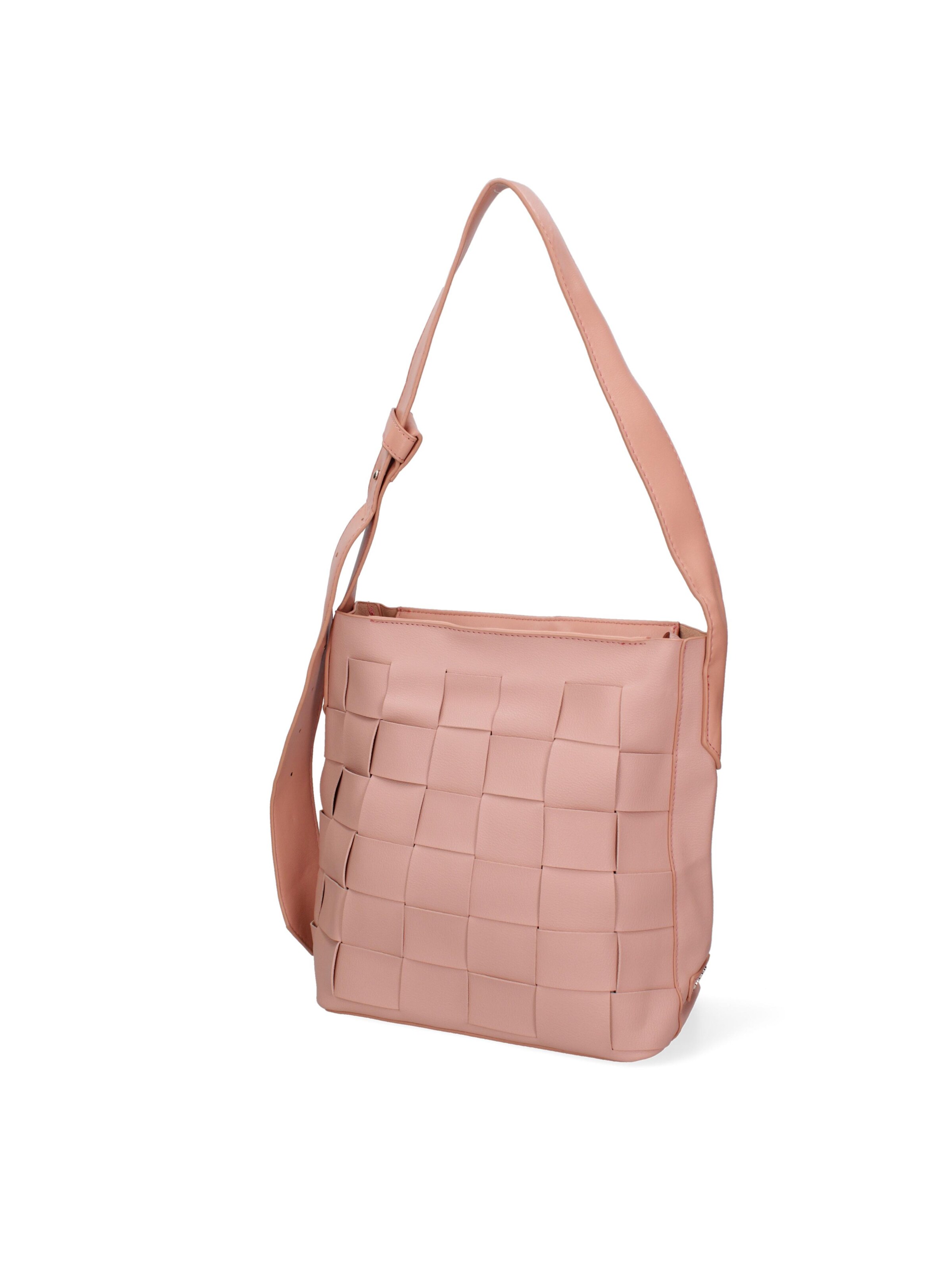 Borsa a spalla 'Borsa a Spalla Donna David Jones PVC Trapuntato Zip' di David Jones in rosa