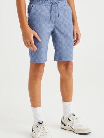 WE Fashion Slimfit Shorts in Blau: predná strana